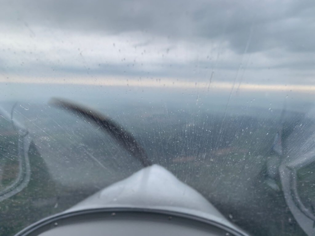 Anflug auf Prag Kladno