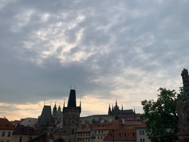 Stop in Prag aufgrund schlechten Wetters in Deutschland